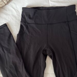 lululemon athletica Black Leggings with pockets